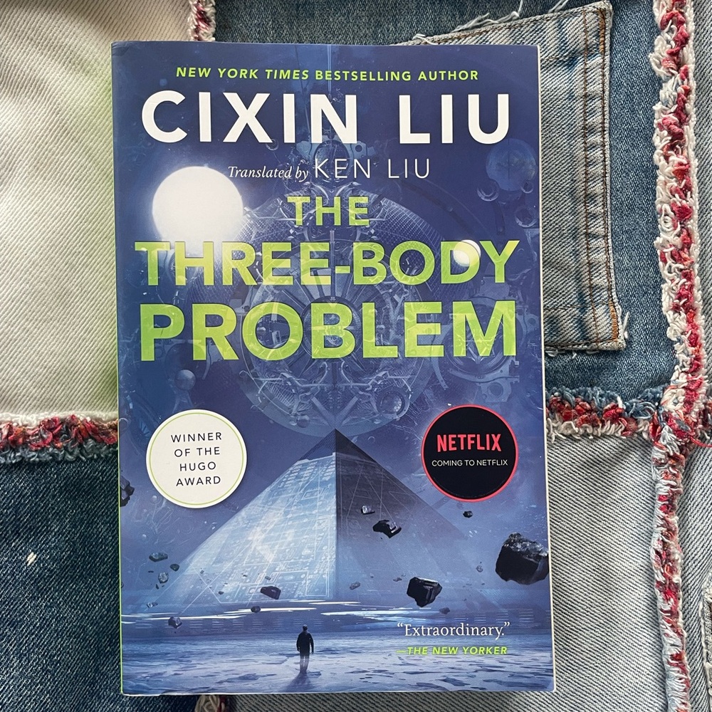 The Three-Body Problem Book by Ken liu softcover books fiction